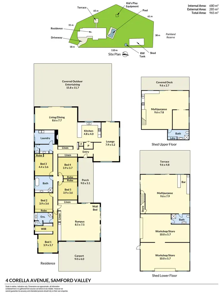 Floorplan of Homely house listing, 4 Corella Avenue, Samford Valley QLD 4520