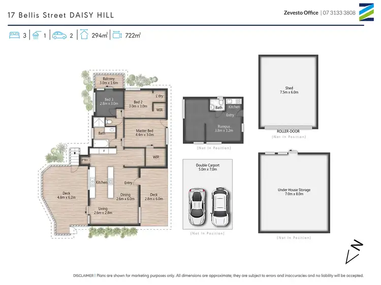Floorplan of Homely house listing, 17 Bellis Street, Daisy Hill QLD 4127