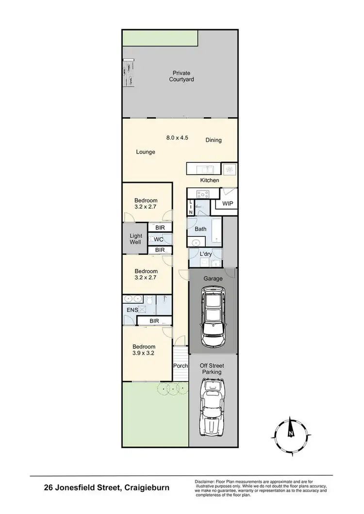 Floorplan of Homely house listing, 26 Jonesfield Street, Craigieburn VIC 3064