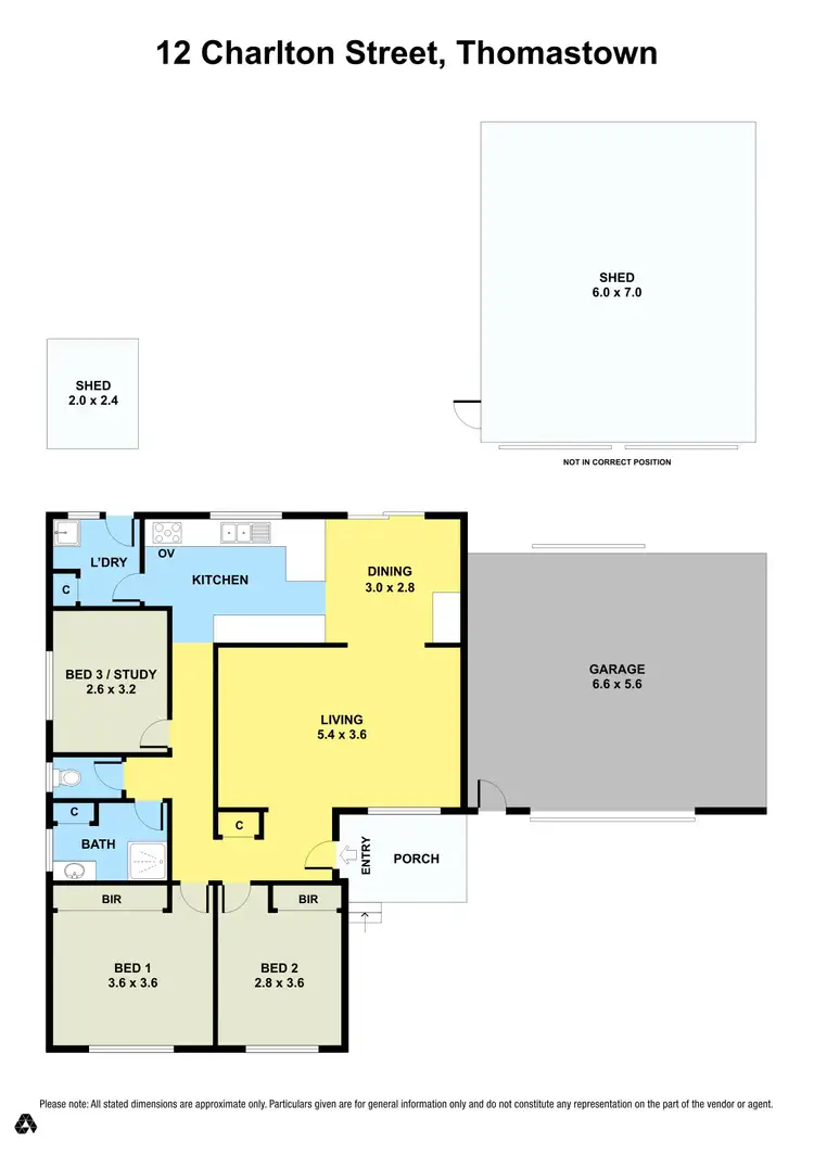 Floorplan of Homely house listing, 12 Charlton Place, Thomastown VIC 3074