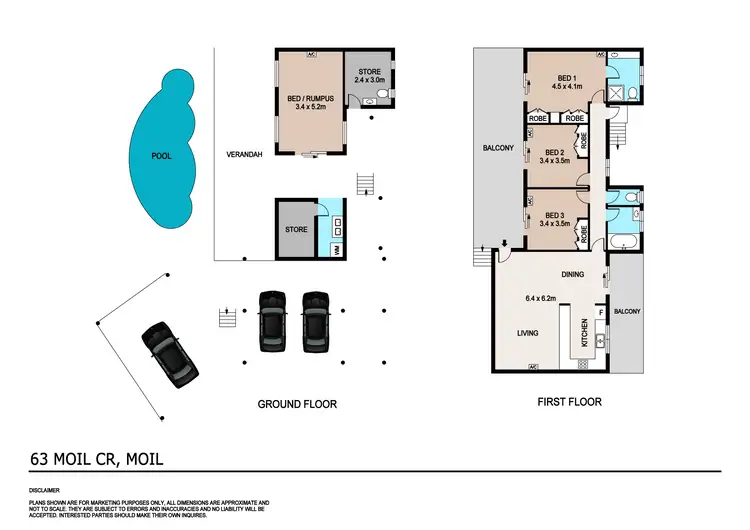 Floorplan of Homely house listing, 63 Moil Crescent, Moil NT 810