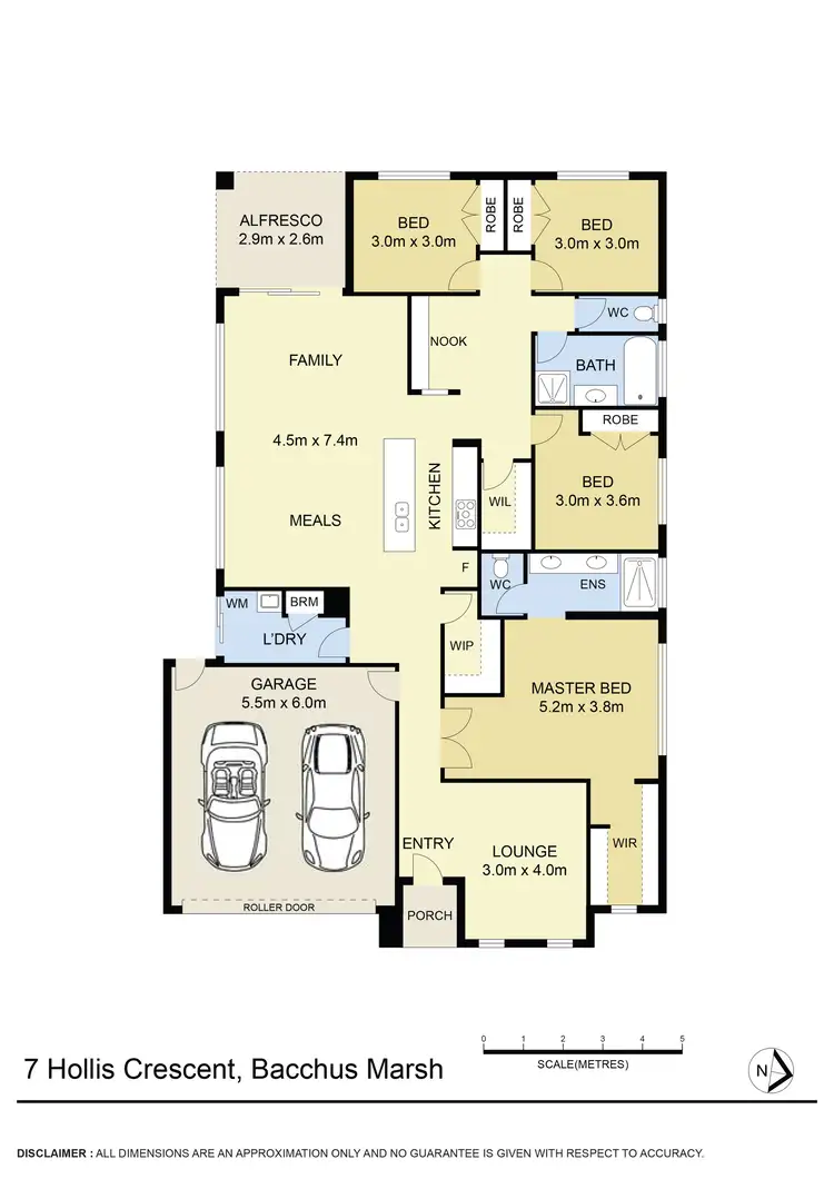 Floorplan of Homely house listing, 7 Hollis Crescent, Bacchus Marsh VIC 3340