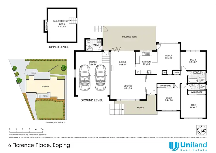 Floorplan of Homely house listing, 6 Florence Place, Epping NSW 2121