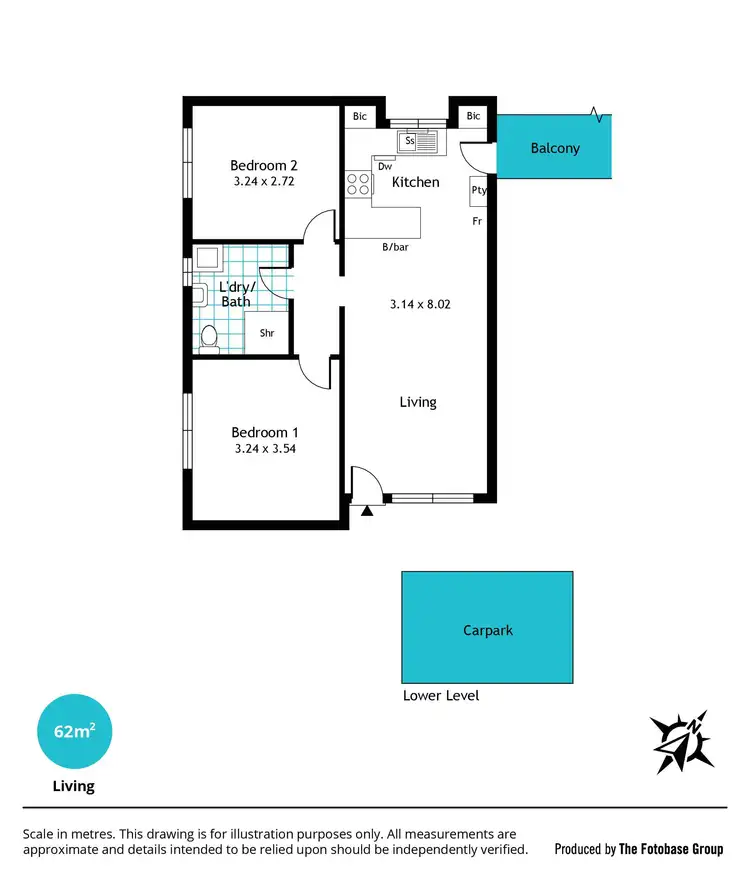 Floorplan of Homely unit listing, 9/213-215 Anzac Highway, Plympton SA 5038