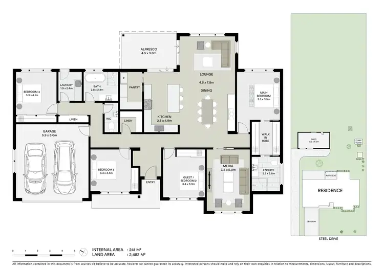 Floorplan of Homely house listing, 16 Steel Drive, Mudgee NSW 2850
