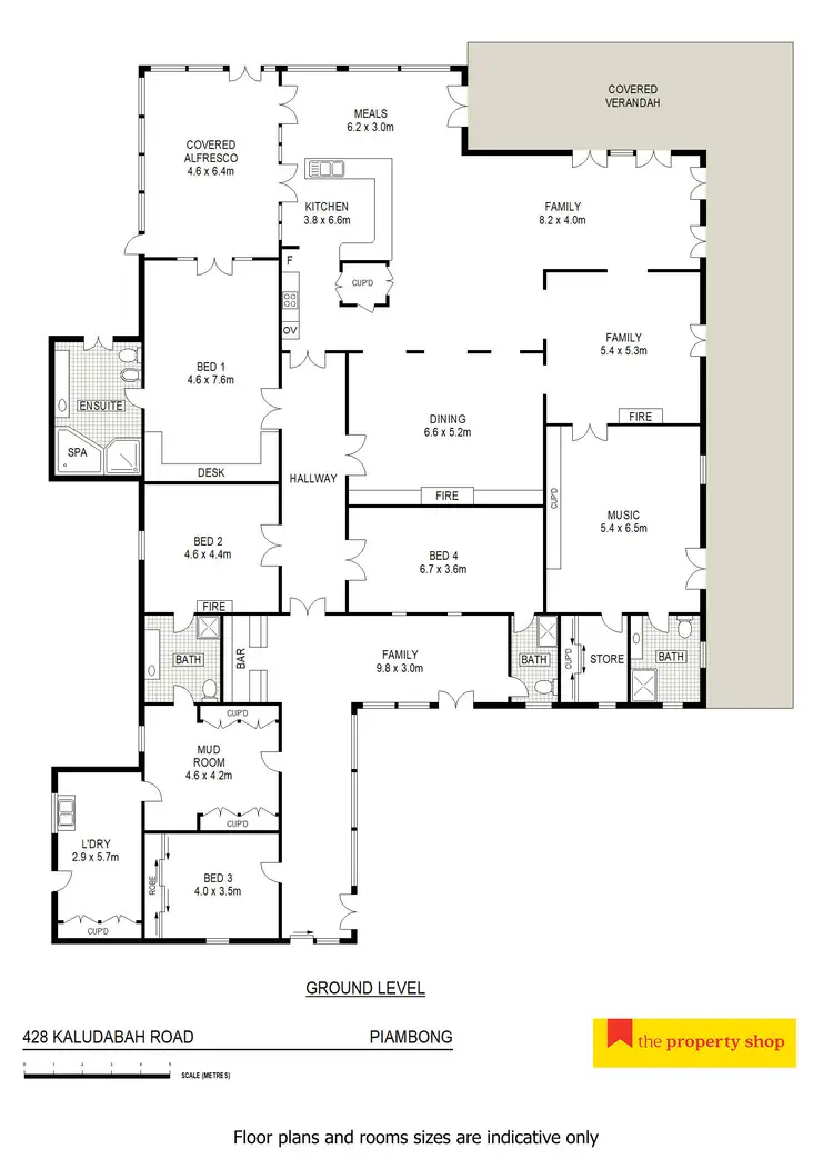 Floorplan of Homely rural property listing, 428 Kaludabah Road, Mudgee NSW 2850
