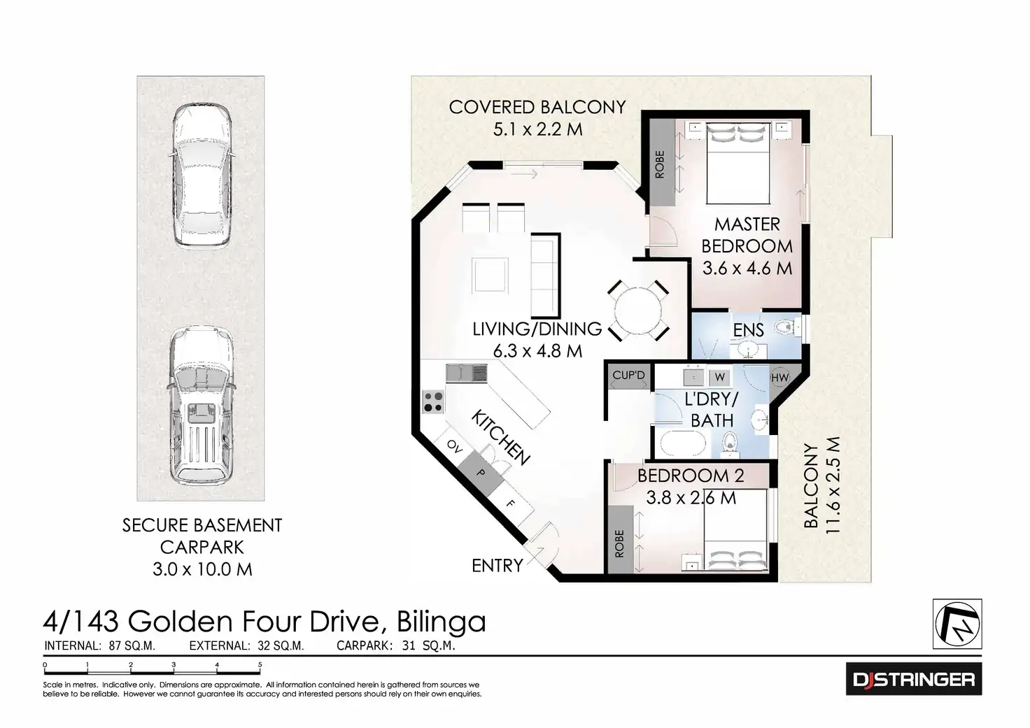 Floorplan of Homely unit listing, Address available on request