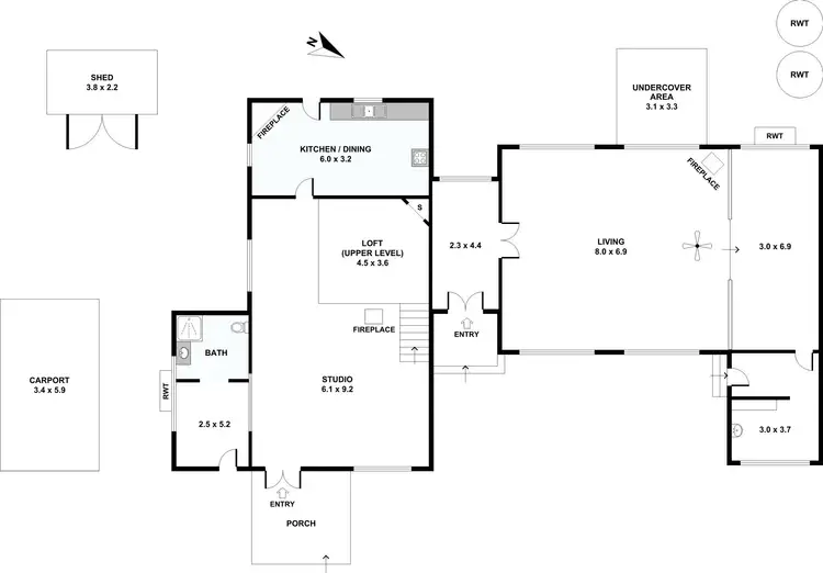 Floorplan of Homely house listing, 2 Elizabeth Street, Manoora SA 5414