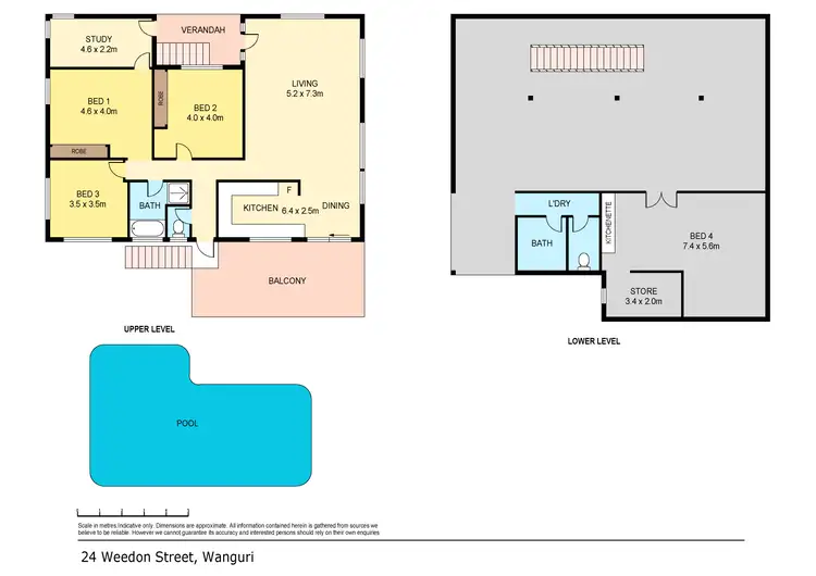 Floorplan of Homely house listing, 24 Weedon Street, Wanguri NT 810