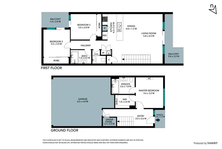 Floorplan of Homely townhouse listing, 8/6 Hensley Road, Lalor VIC 3075