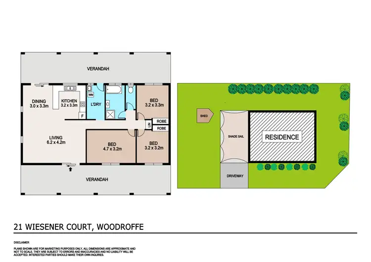 Floorplan of Homely house listing, 21 Wiesener Court, Woodroffe NT 830