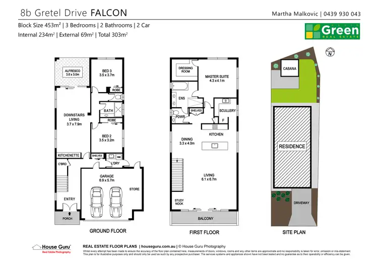 Floorplan of Homely house listing, 8B Gretel Drive, Falcon WA 6210