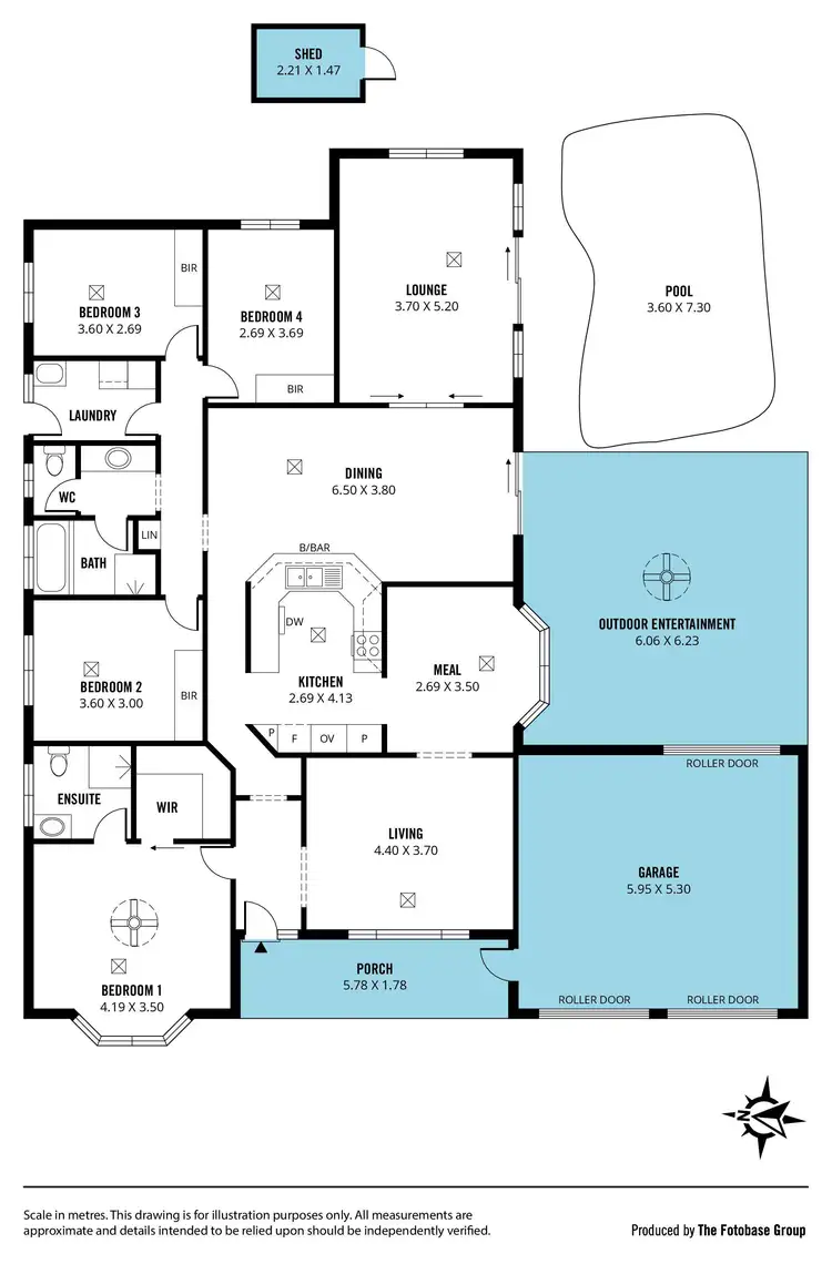 Floorplan of Homely house listing, 15 Augusta Drive, Seaford Rise SA 5169