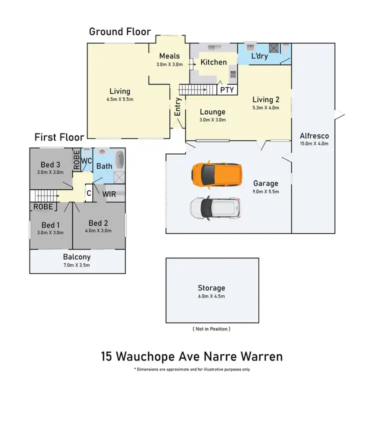 Floorplan of Homely house listing, 15 Wauchope Avenue, Narre Warren VIC 3805