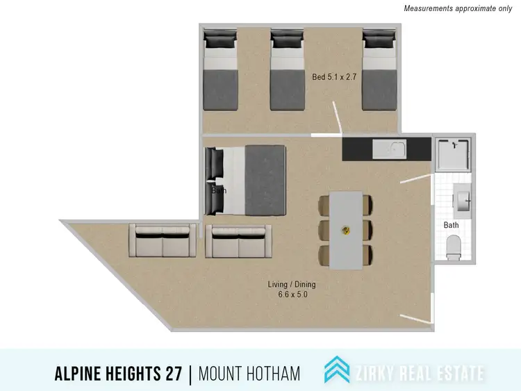 Floorplan of Homely apartment listing, 27 Alpine Heights, Mount Hotham VIC 3741