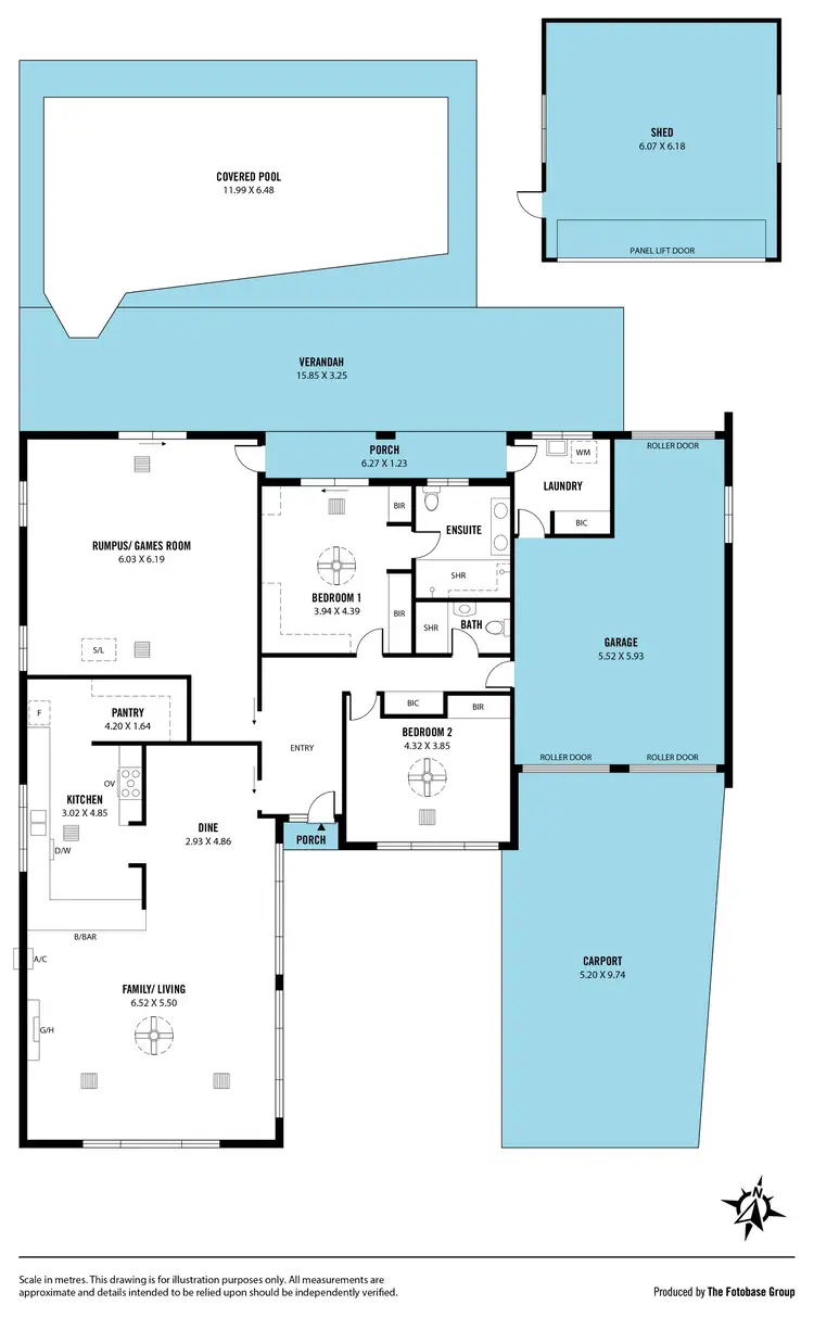Floorplan of Homely house listing, 7 Vineyard Way, Hackham West SA 5163