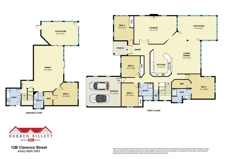 Floorplan of Homely house listing, 12B Clarence Street, Ashby NSW 2463