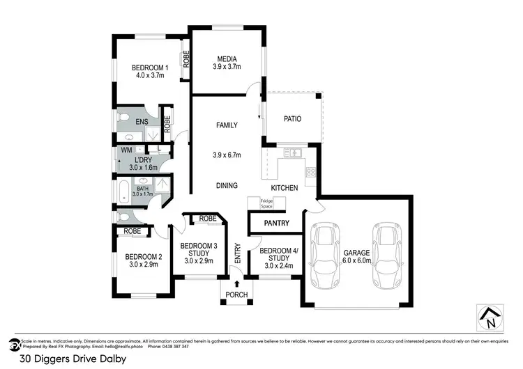 Floorplan of Homely house listing, 30 Diggers Drive, Dalby QLD 4405
