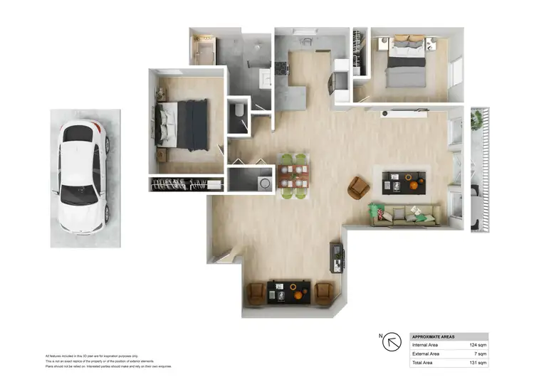 Floorplan of Homely unit listing, 3/278 Darby Street, Cooks Hill NSW 2300