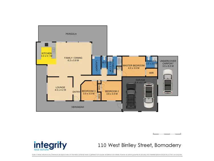 Floorplan of Homely house listing, 110 West Birriley Street, Bomaderry NSW 2541