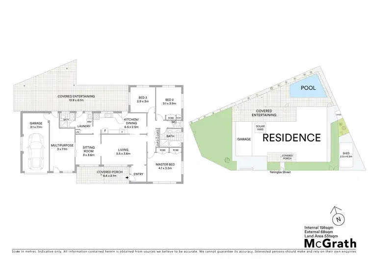 Floorplan of Homely house listing, 1 Yeringba Street, Mermaid Waters QLD 4218