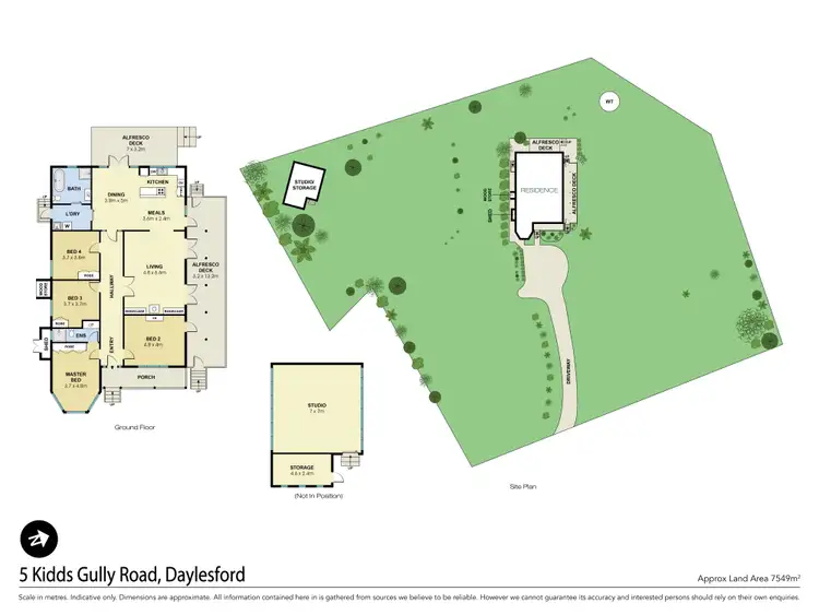 Floorplan of Homely house listing, 5 Kidds Gully Road, Daylesford VIC 3460