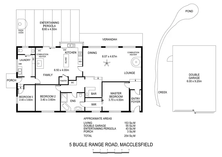Floorplan of Homely house listing, 5 Bugle Range Road, Macclesfield SA 5153