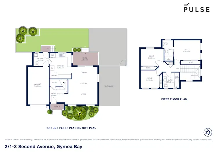 Floorplan of Homely townhouse listing, 2/1-3 Second Avenue, Gymea Bay NSW 2227