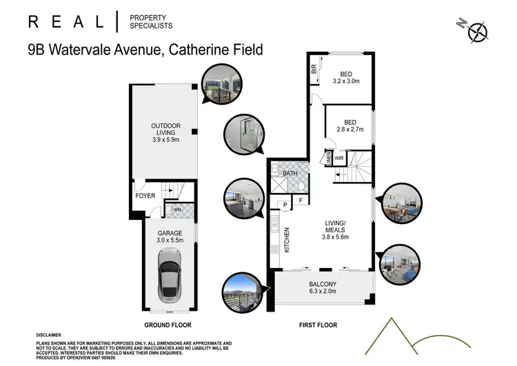 Floorplan of Homely house listing, 9B Watervale Avenue, Catherine Field NSW 2557