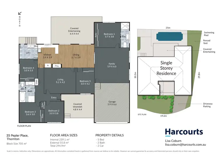 Floorplan of Homely house listing, 35 Pepler Place, Thornton NSW 2322