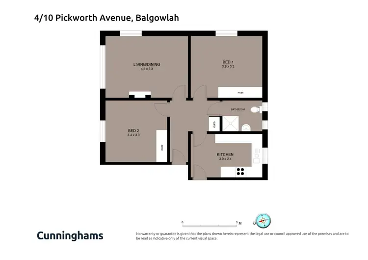 Floorplan of Homely apartment listing, 4/10 Pickworth Avenue, Balgowlah NSW 2093