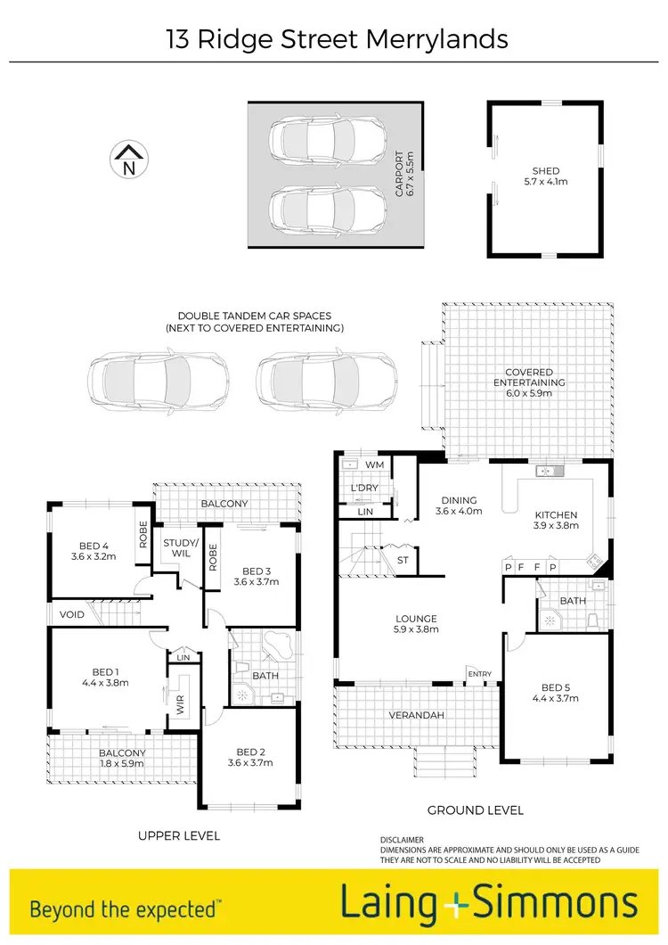 Floorplan of Homely house listing, 13 Ridge Street, Merrylands NSW 2160