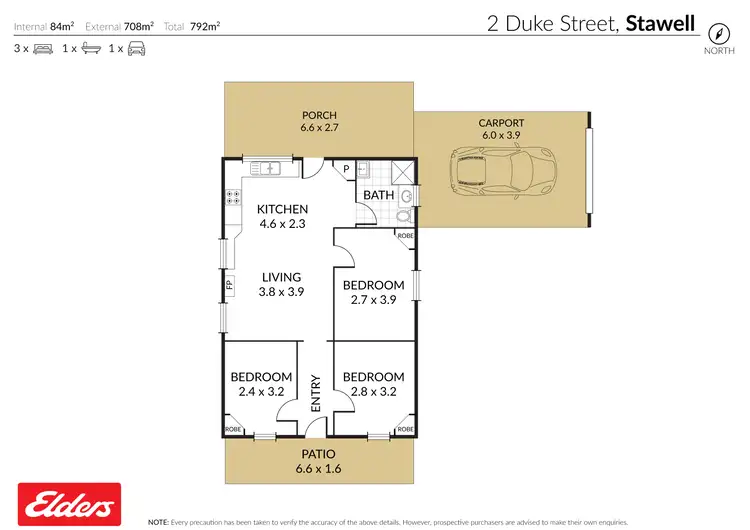 Floorplan of Homely house listing, 2 Duke Street, Stawell VIC 3380