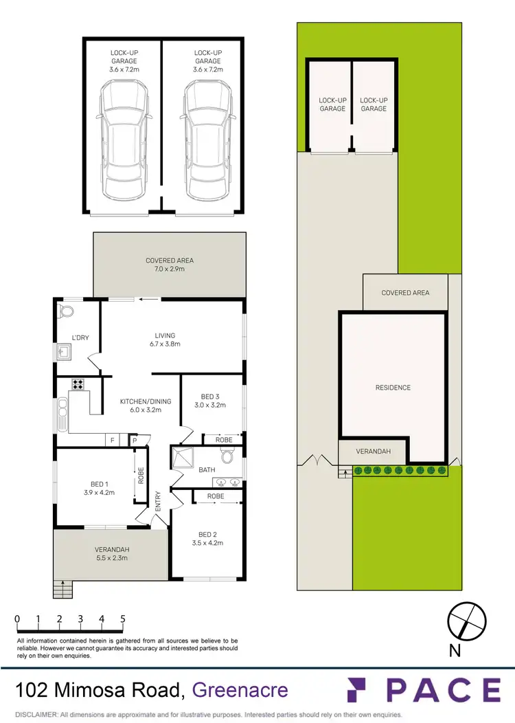 Floorplan of Homely house listing, 102 Mimosa Road, Greenacre NSW 2190
