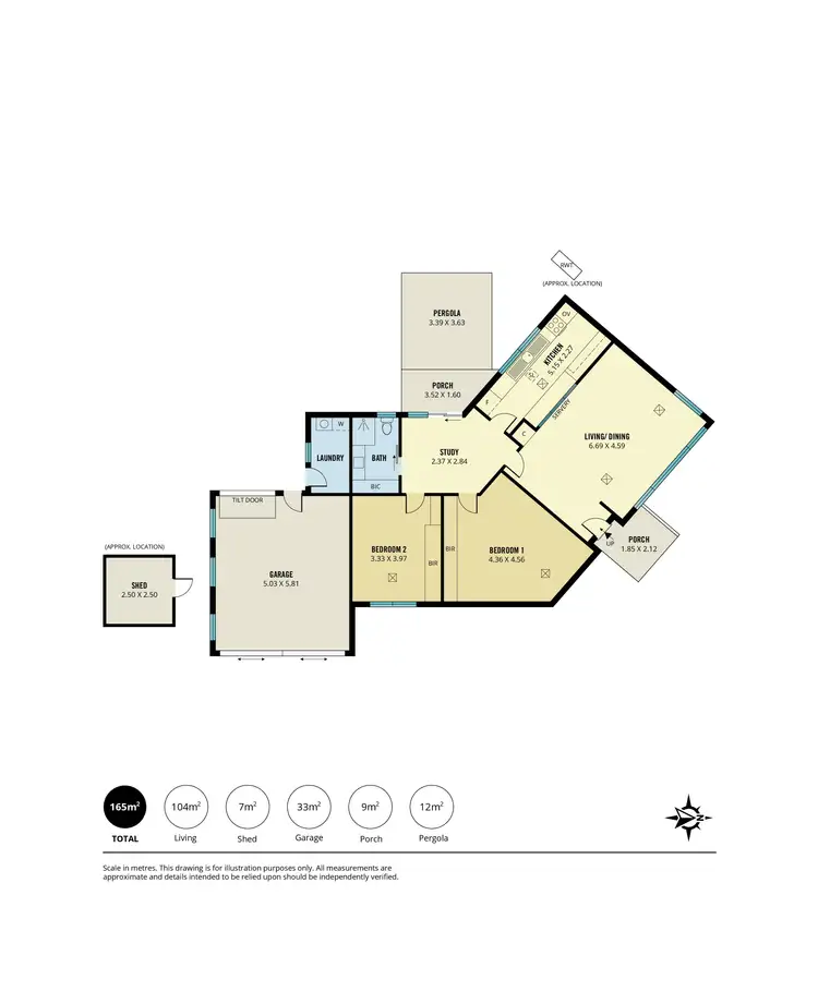 Floorplan of Homely house listing, 12 Elm Terrace, Glenelg North SA 5045