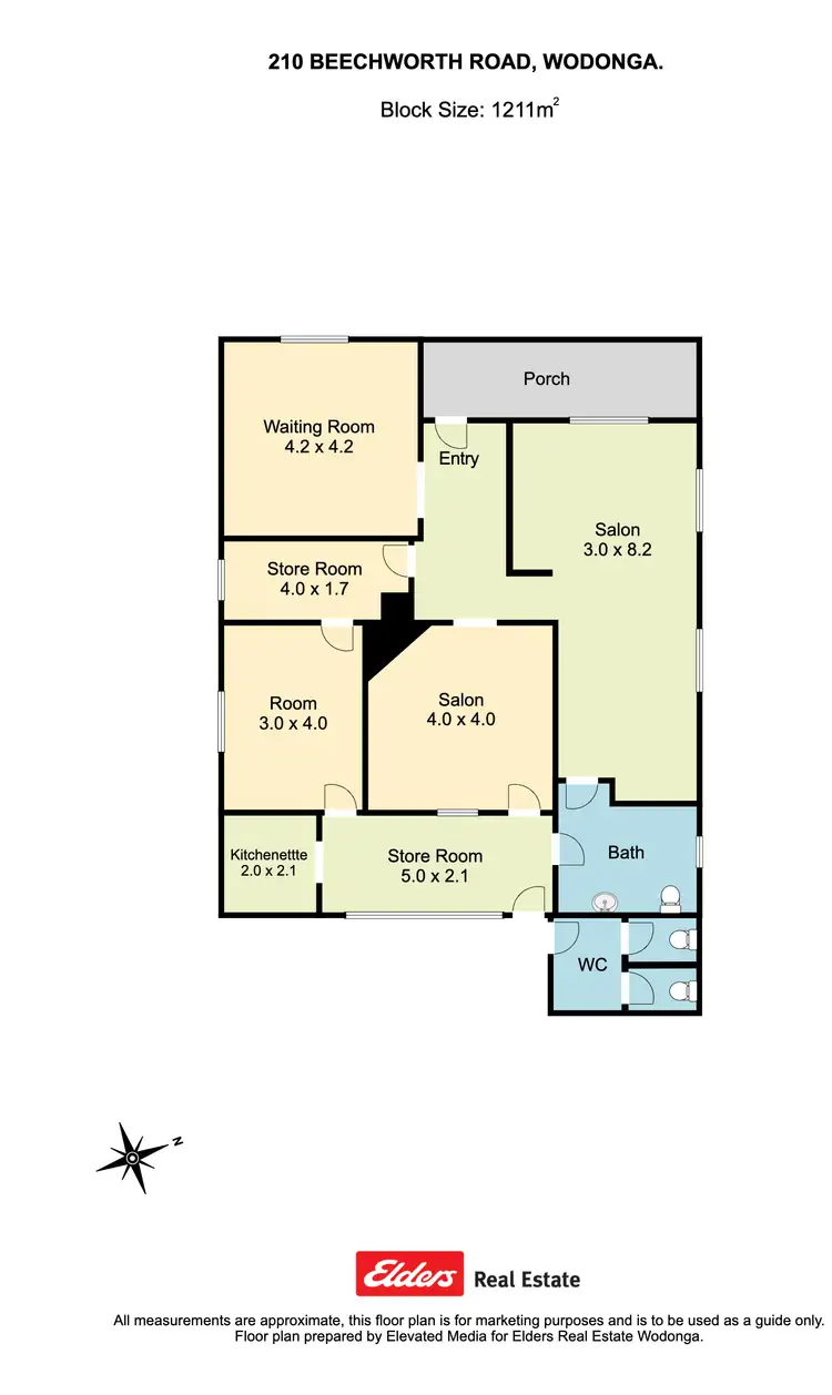 Floorplan of Homely house listing, 210 Beechworth Road, Wodonga VIC 3690