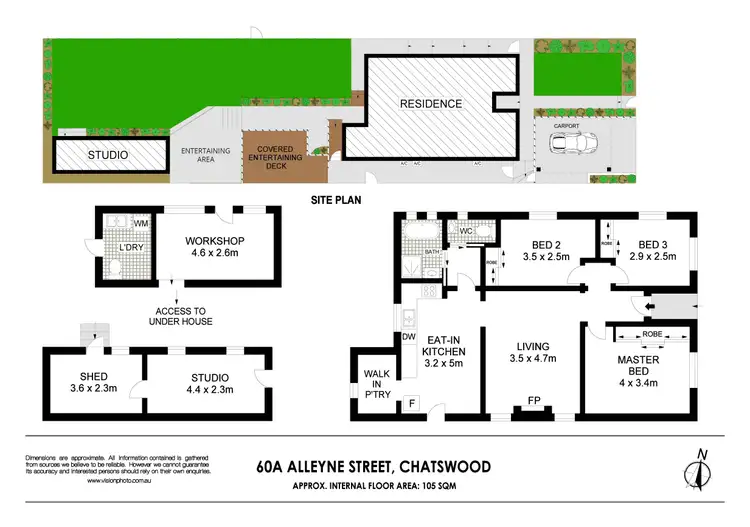 Floorplan of Homely house listing, 60A Alleyne Street, Chatswood NSW 2067