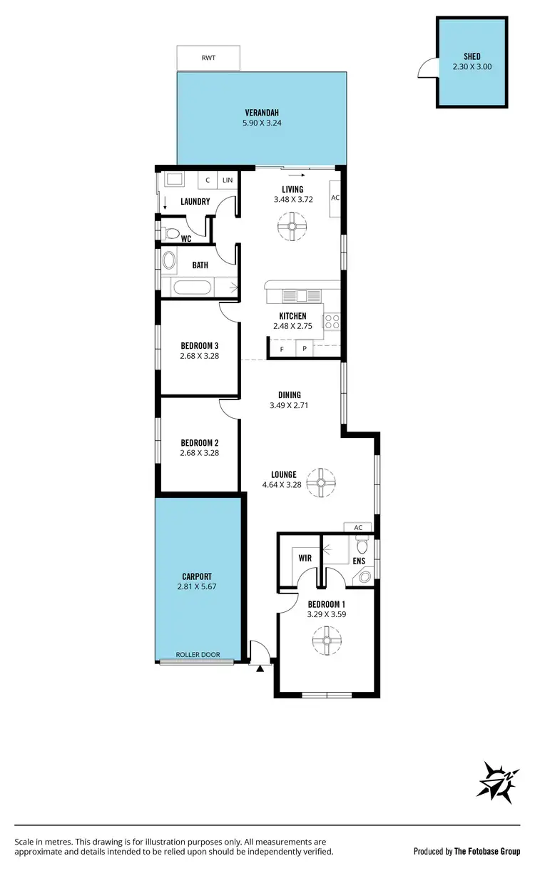 Floorplan of Homely house listing, 14 Zabica Avenue, Woodcroft SA 5162