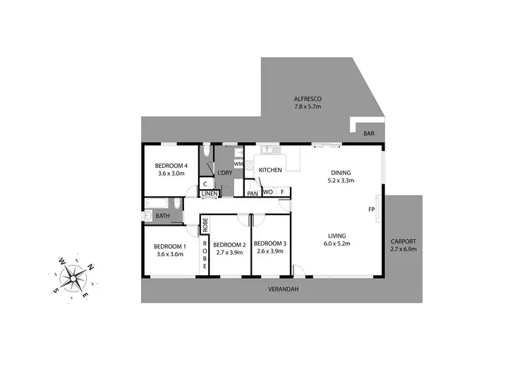 Floorplan of Homely house listing, 17 Koolyanga Place, Greenfields WA 6210