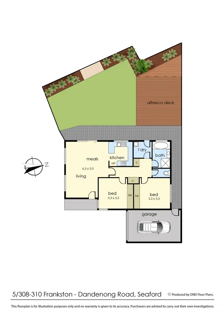 Floorplan of Homely unit listing, 5/308-310 Frankston Dandenong Road, Seaford VIC 3198