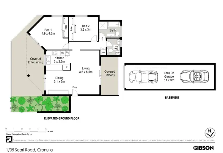 Floorplan of Homely apartment listing, Level 1/1/35 Searl Road, Cronulla NSW 2230