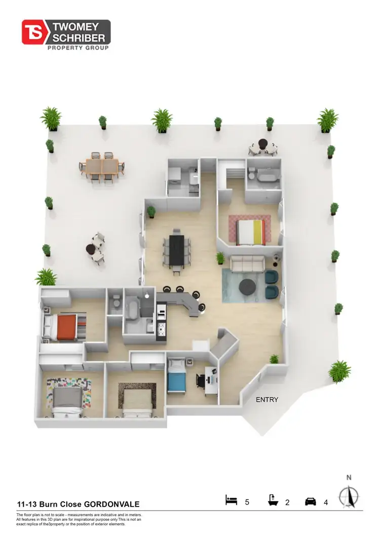 Floorplan of Homely house listing, 11-13 Burn Close, Gordonvale QLD 4865