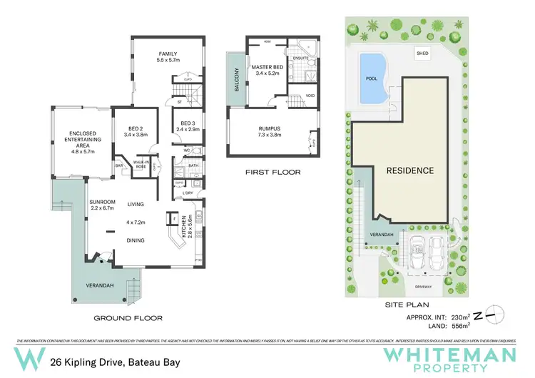 Floorplan of Homely house listing, 26 Kipling Drive, Bateau Bay NSW 2261