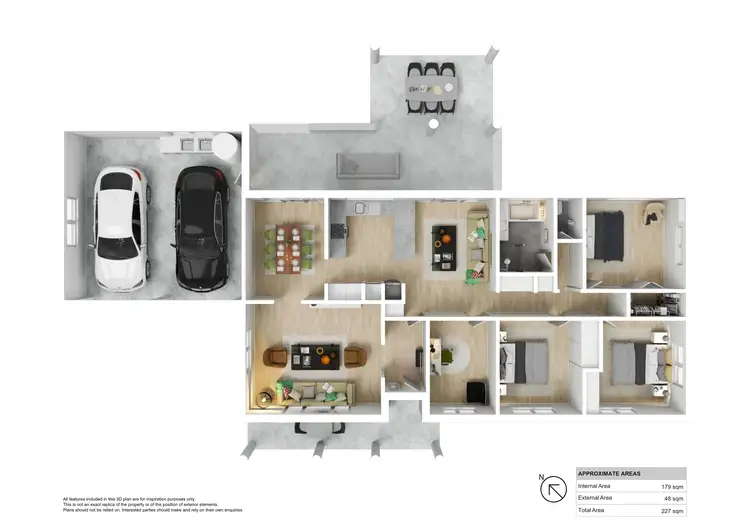 Floorplan of Homely house listing, 48 Belinda Crescent, Springwood QLD 4127