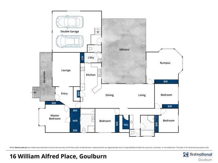 Floorplan of Homely house listing, 16 William Alfred Place, Goulburn NSW 2580