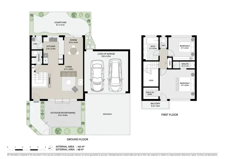 Floorplan of Homely townhouse listing, 106/64-66 Eastern Beach Road, Geelong VIC 3220