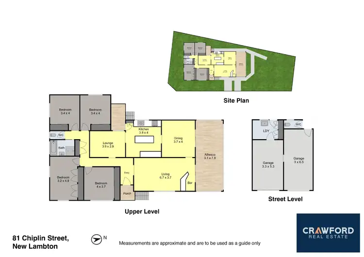 Floorplan of Homely house listing, 81 Chiplin Street, New Lambton NSW 2305