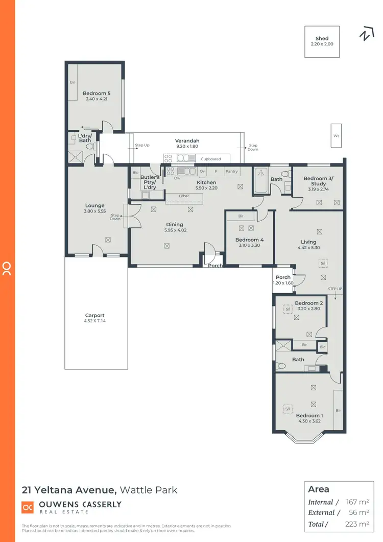 Floorplan of Homely house listing, 21 Yeltana Avenue, Wattle Park SA 5066