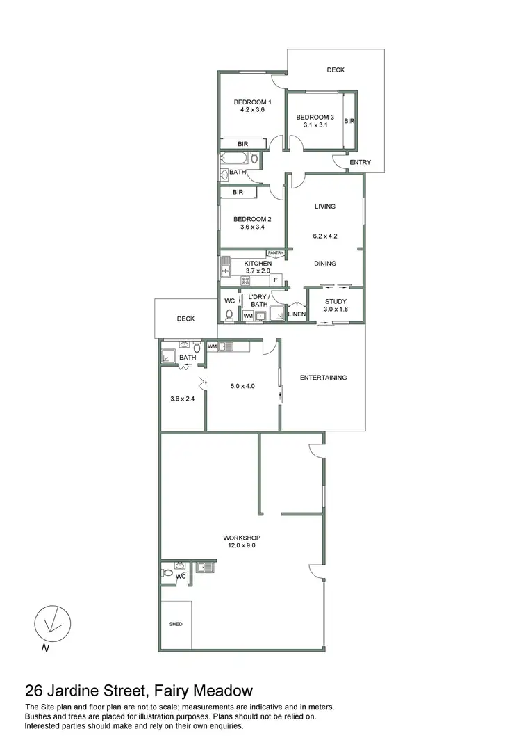 Floorplan of Homely house listing, 26 Jardine Street, Fairy Meadow NSW 2519