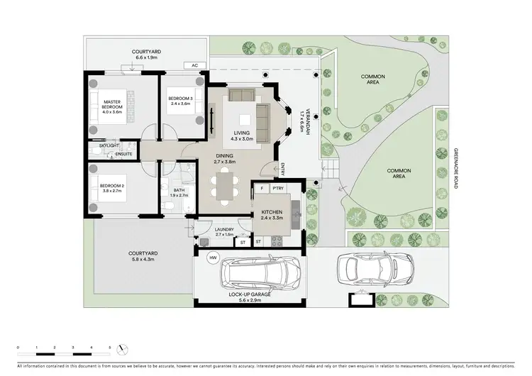 Floorplan of Homely villa listing, 1/69 Greenacre Road, Connells Point NSW 2221